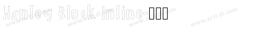Hanley Block Inline字体转换